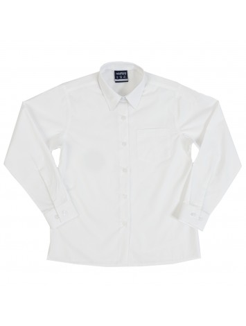 Blouse L/S Wht - STJC