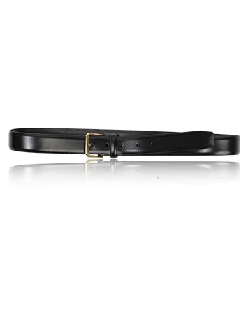 Leather Belt 30mm Gold Buckle