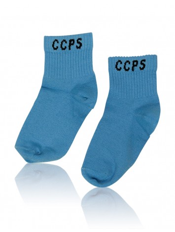 Powder Blue Girls Socks - Caloundra City Private School - Weareco School Uniform