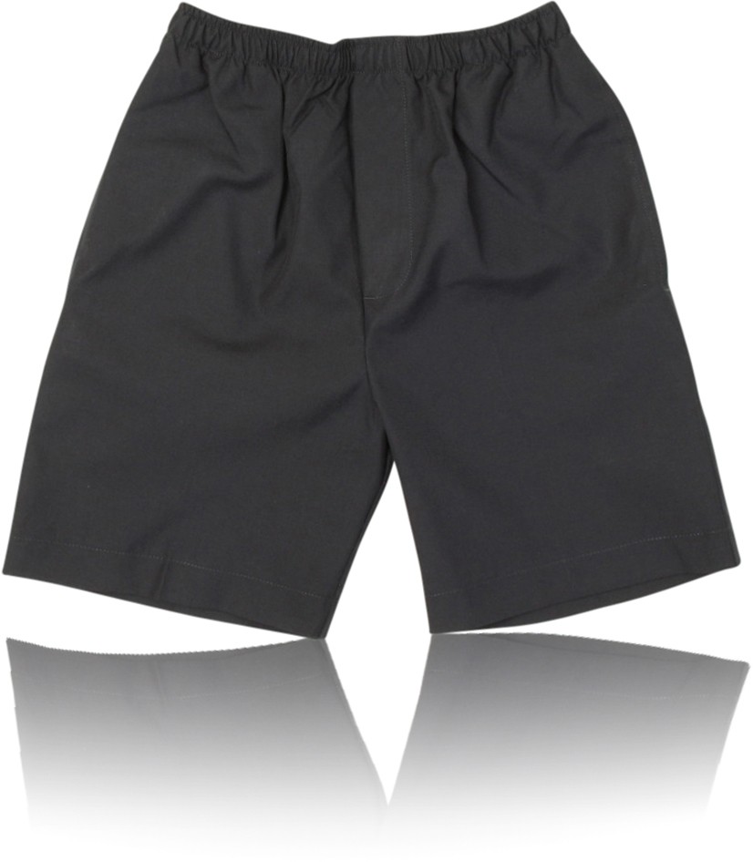 black formal shorts