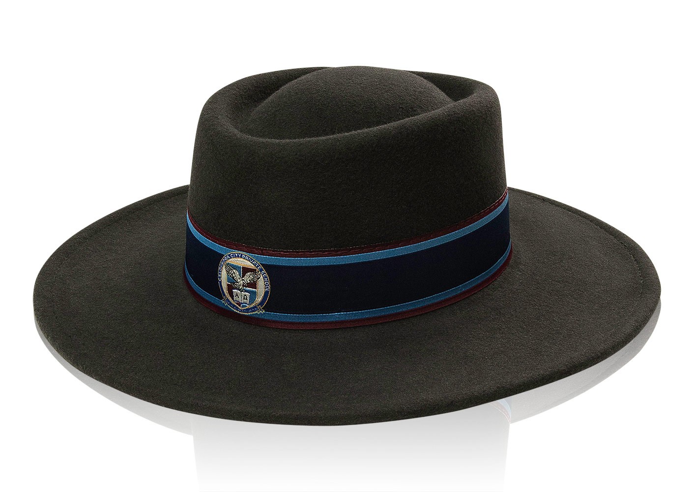 Boys Grey Felt Hat CCPS Accessories Caloundra City Private School Schools Wearitto