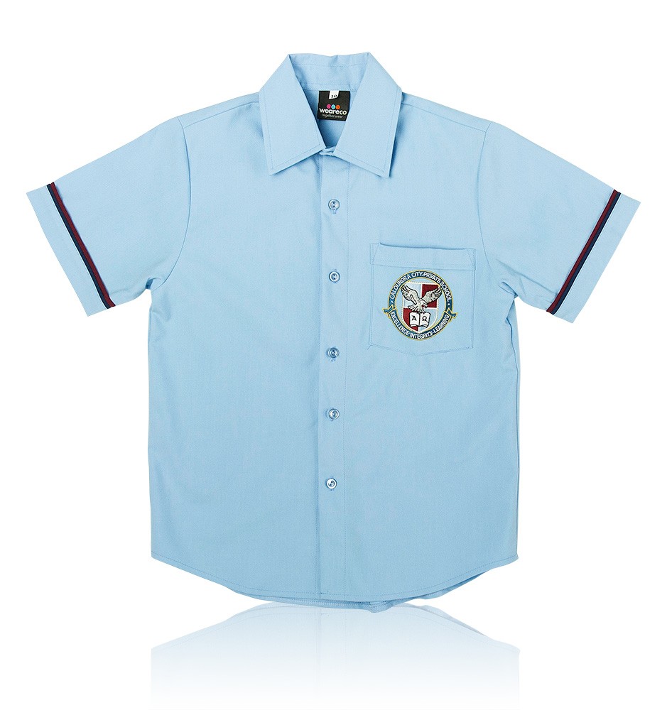 Shirt Pwd Blue CCPS - Boys - Caloundra City Private School - Schools ...