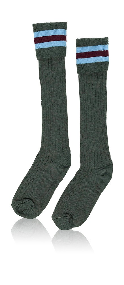 Boys grey shop knee high socks