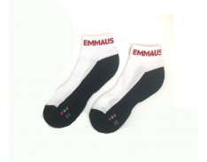 Sport Sock White 2P Emmaus
