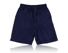 Shorts Elastic Waist Navy CCPS